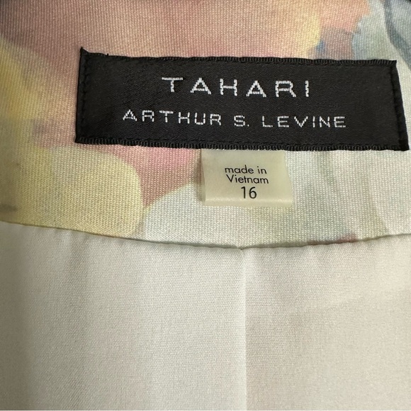 Tahari ASL Women's Multicolor Floral Blazer size 16 - Picture 2 of 8